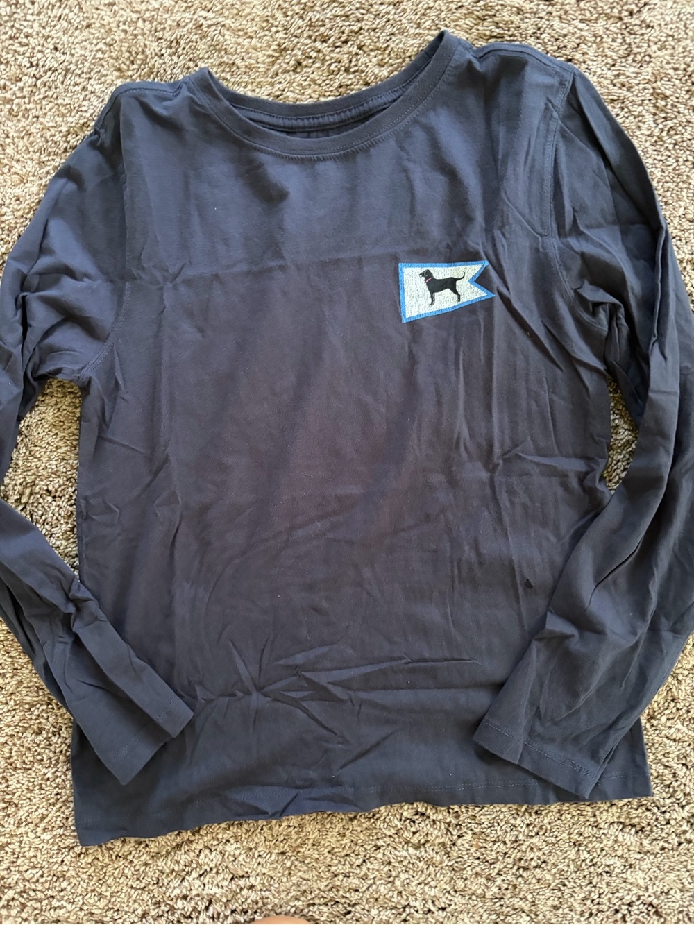 The Black Dog Navy Long-Sleeve Tee